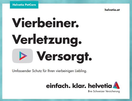 Helvetia PetCare Tierversicherung - Krankenversicherung für Ihren Liebling - Online Prämie berechnen und abschließen